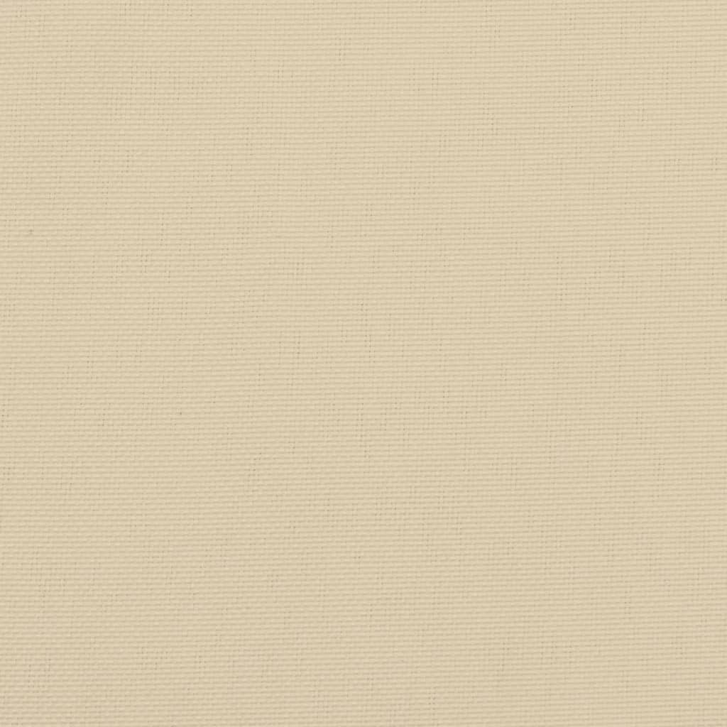 vidaXL Bänkdynor för trädgården 2st beige 180x50x7cm oxfordtyg