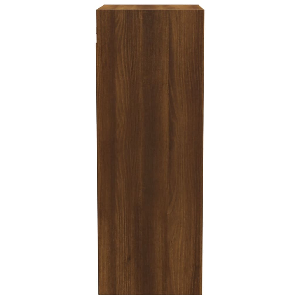 vidaXL Väggskåp brun ek 34,5x32,5x90 cm konstruerat trä