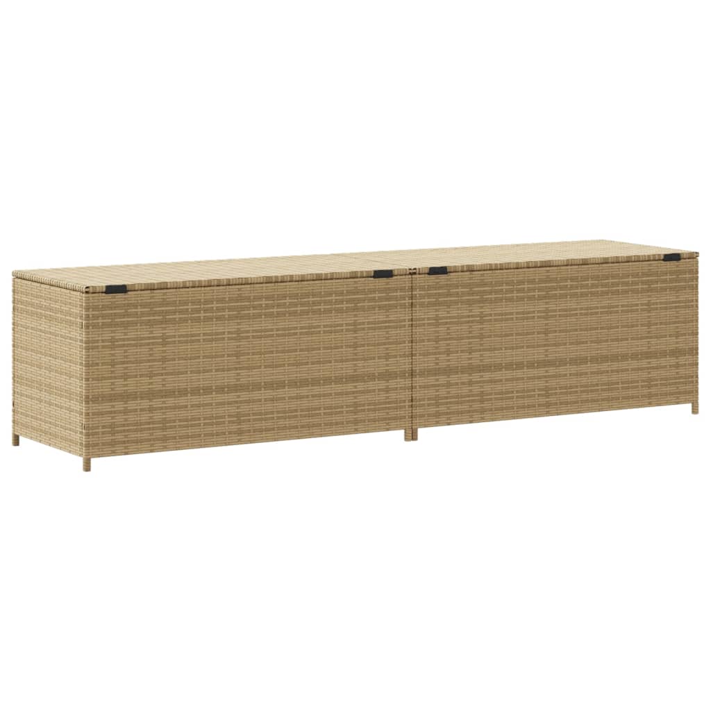 vidaXL Dynbox blandad beige 469L konstrotting