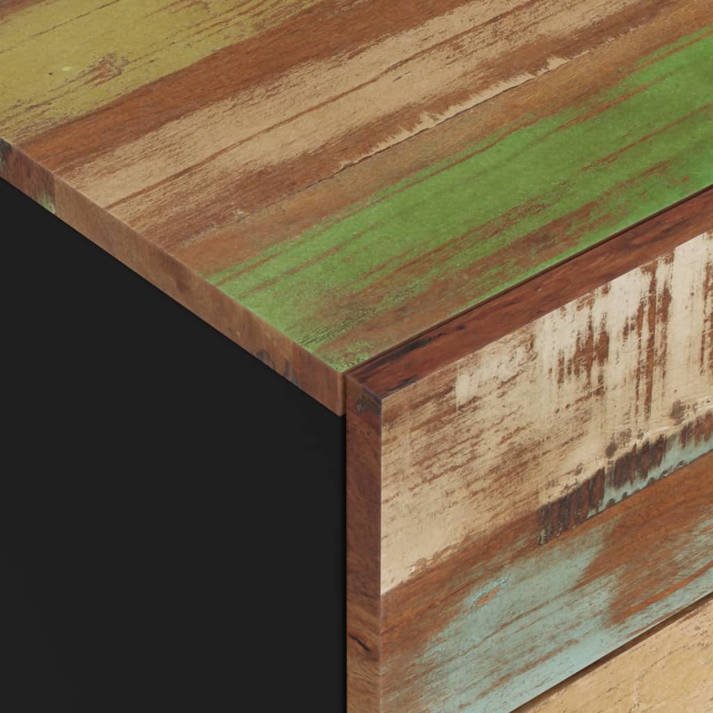vidaXL Sängbord 50x33x60 cm massivt återvunnet och konstruerat trä