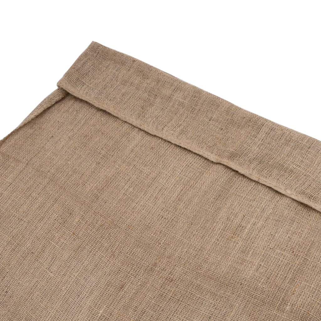 vidaXL Jutesäckar 10 st 100x110 cm 100% jute 220 gsm