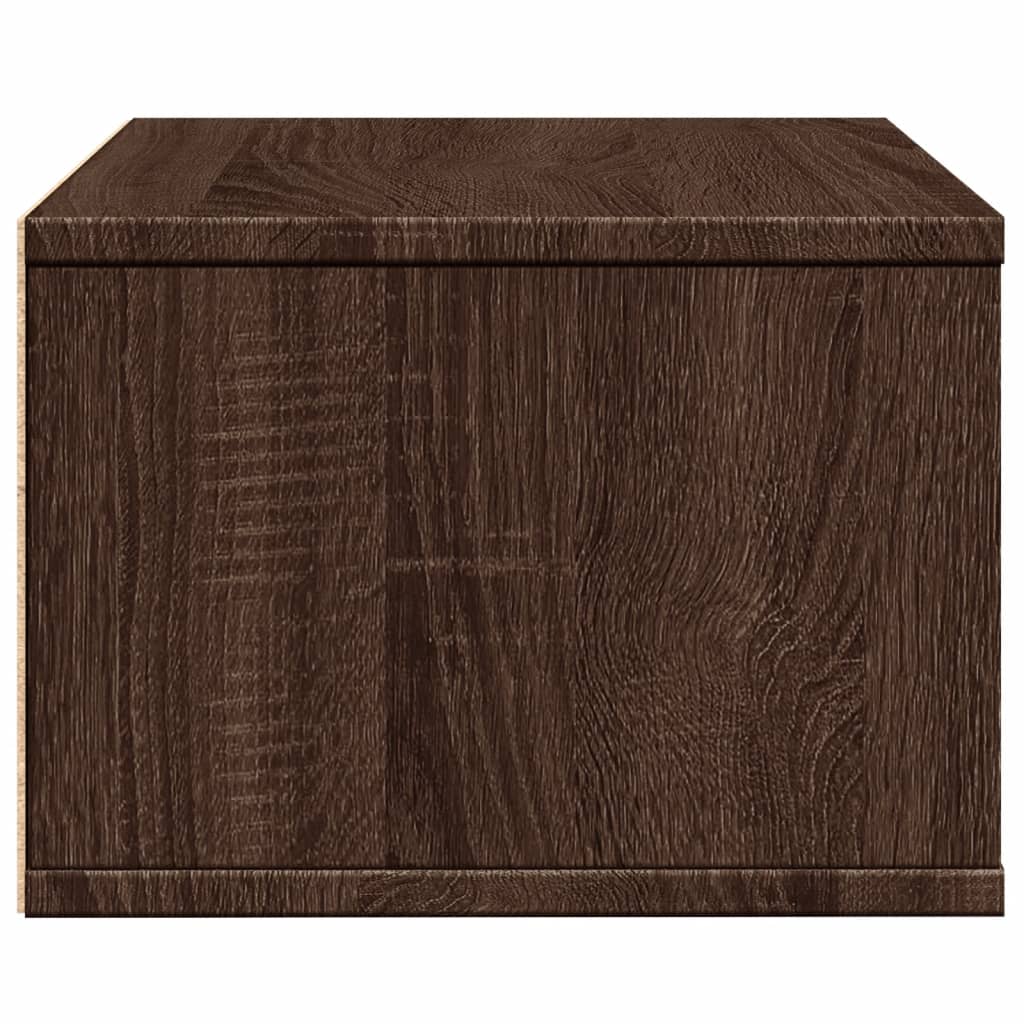 vidaXL Skrivarställ brun ek 40x32x22,5 cm konstruerat trä