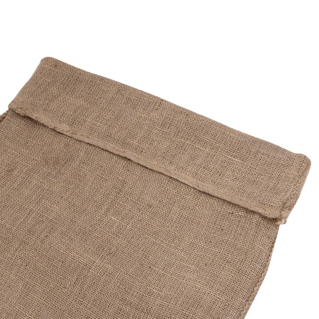 vidaXL Jutesäckar 10 st 60x105 cm 100% jute 220 gsm