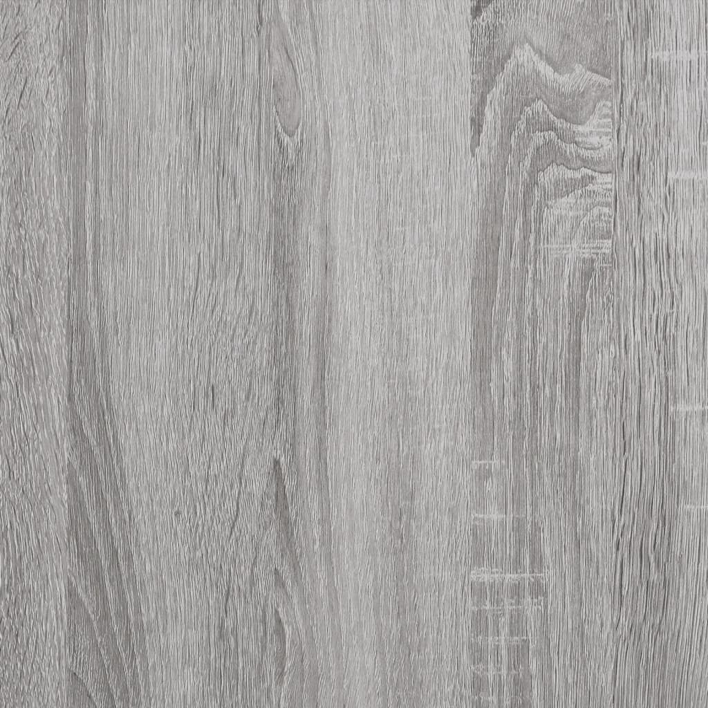 vidaXL Sängbord 2 st grå sonoma 30x60x60 cm konstruerat trä