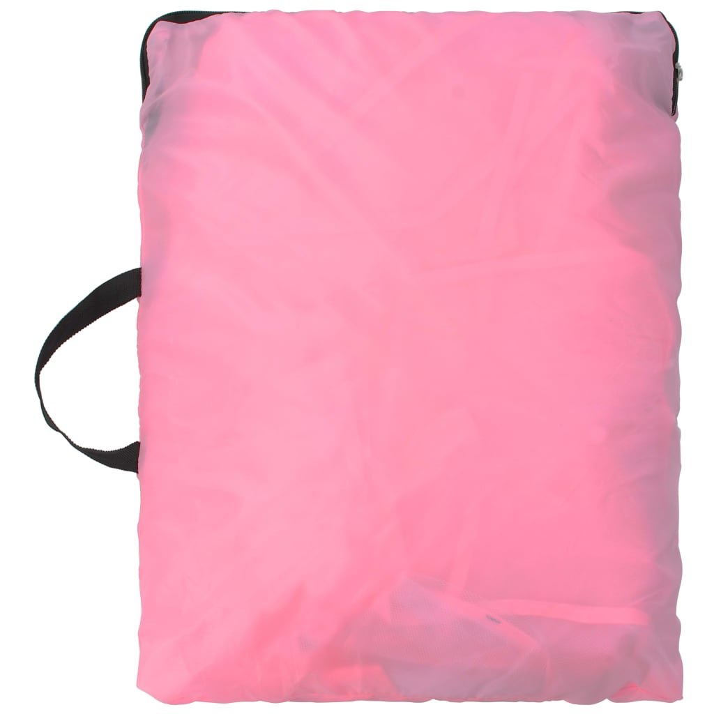 vidaXL Prinsesstält med 250 bollar rosa 133x140 cm