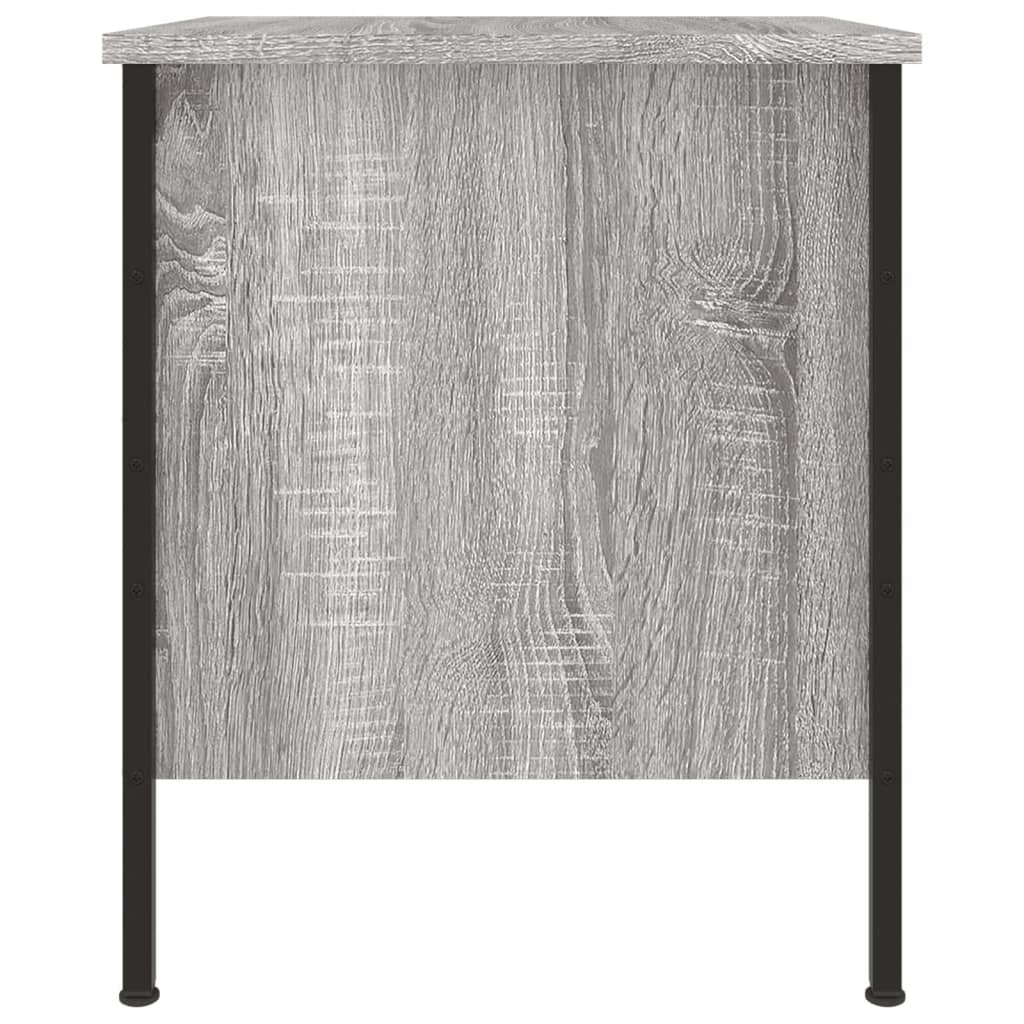 vidaXL Sängbord 2 st grå sonoma 40x42x50 cm konstruerat trä