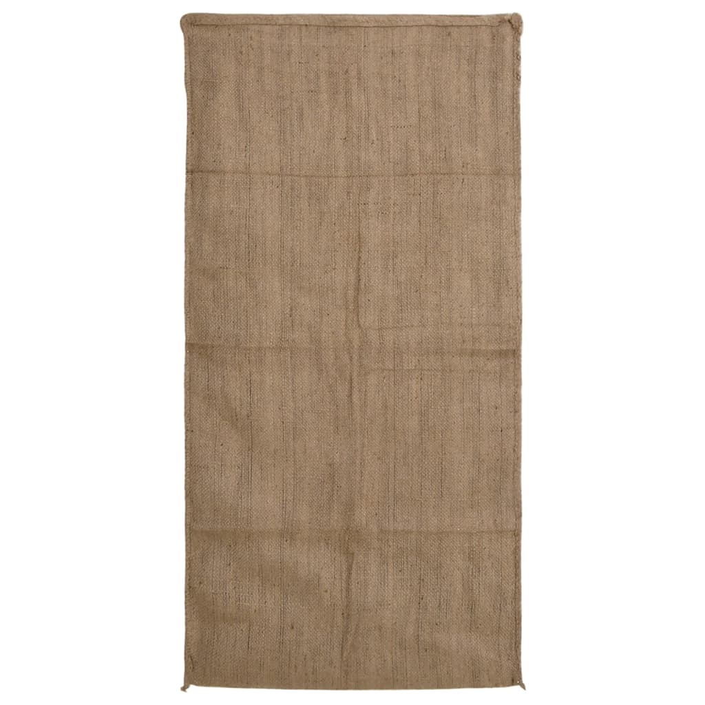 vidaXL Jutesäckar 10 st 65x135 cm 100% jute 340 gsm