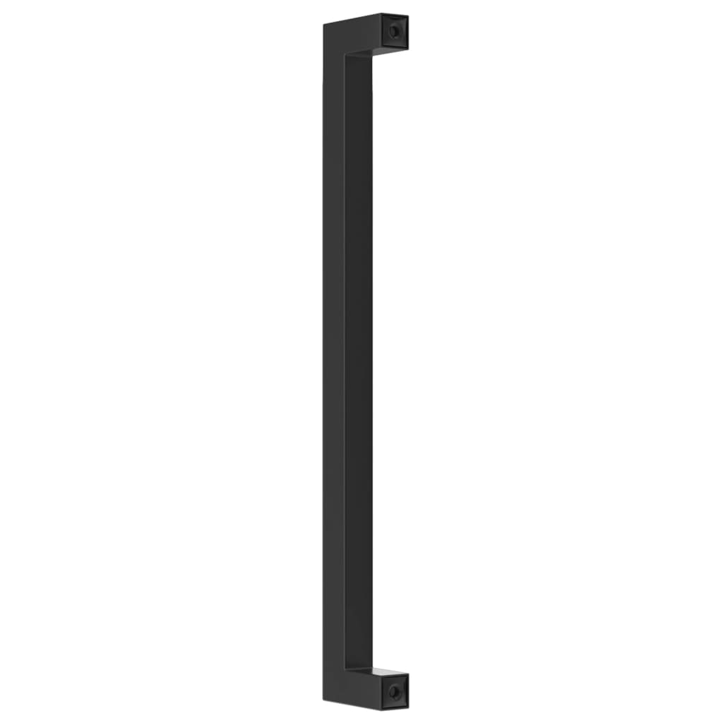vidaXL Skåphandtag 5 st svart 224 mm rostfritt stål