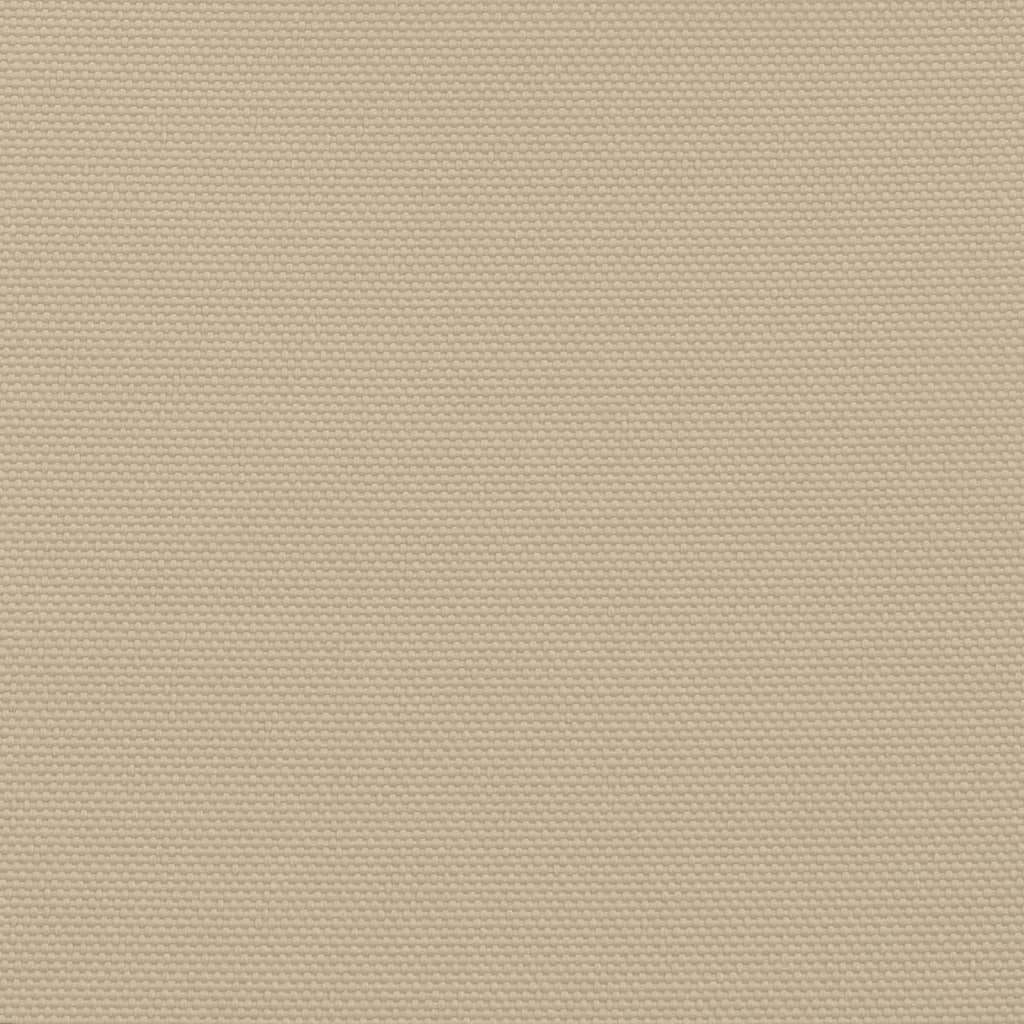 vidaXL Solsegel Oxfordtyg trekantigt 4x5x5 m beige