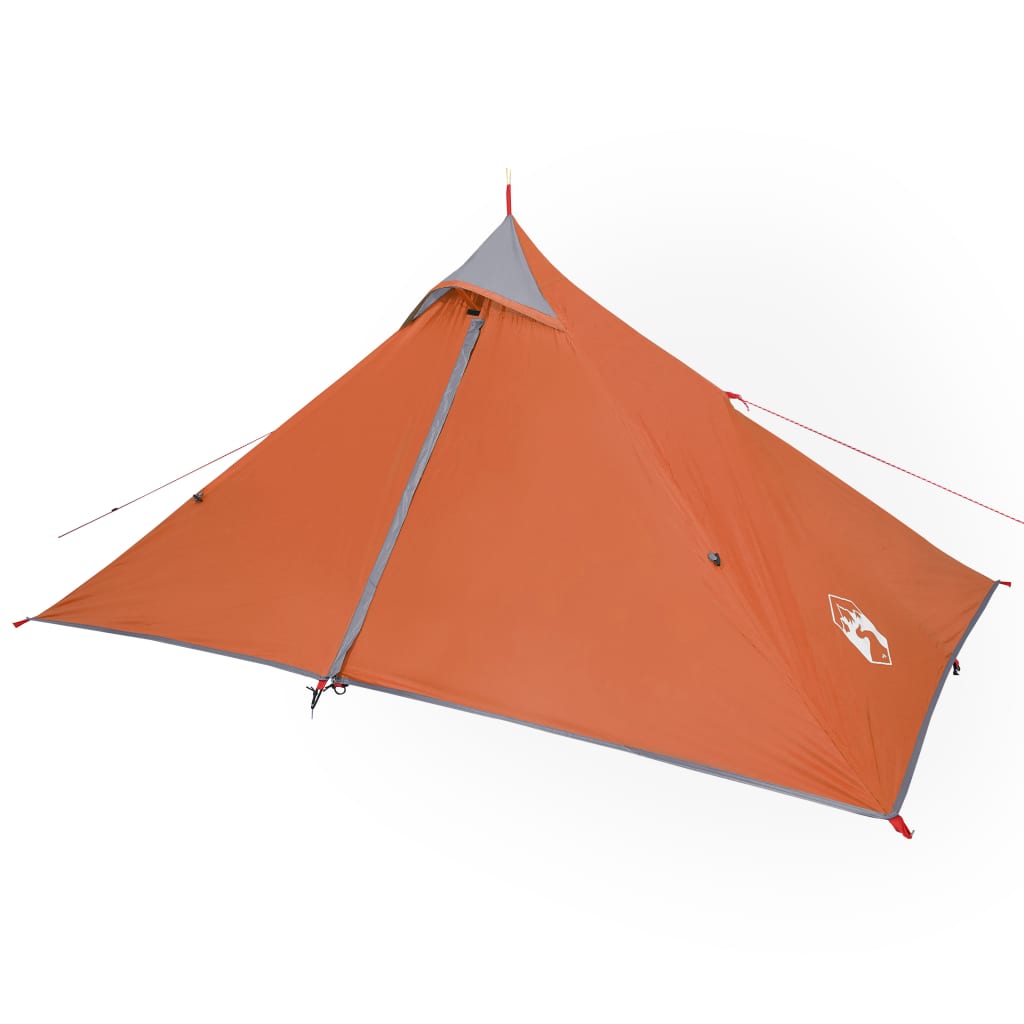 vidaXL Tipi-tält 1 person orange vattentätt