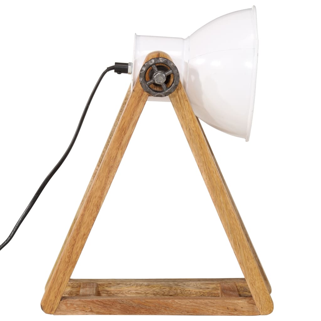 vidaXL Skrivbordslampa 25 W vit 30x17x40 cm E27