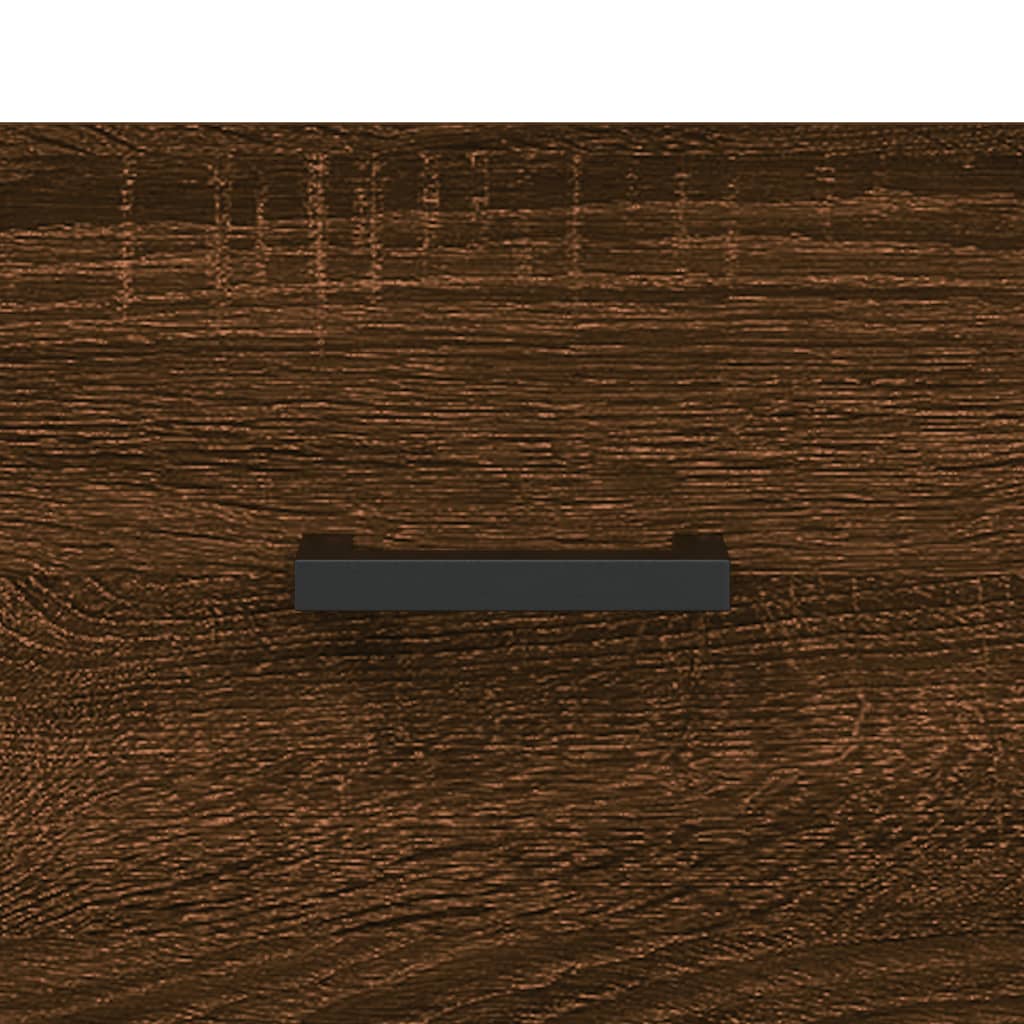 vidaXL Skänk brun ek 69,5x34x90 cm konstruerat trä