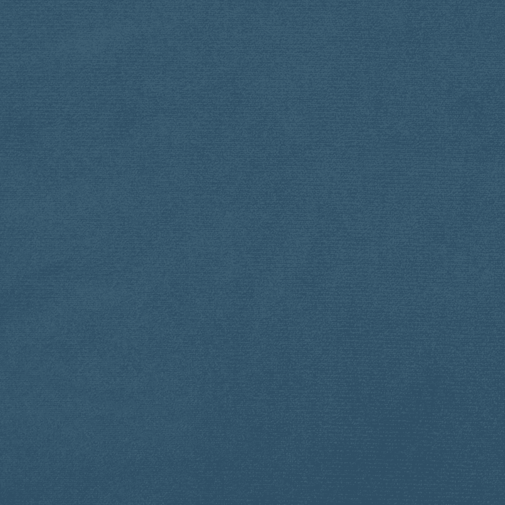vidaXL Ramsäng med madrass mörkblå 90x200 cm sammet