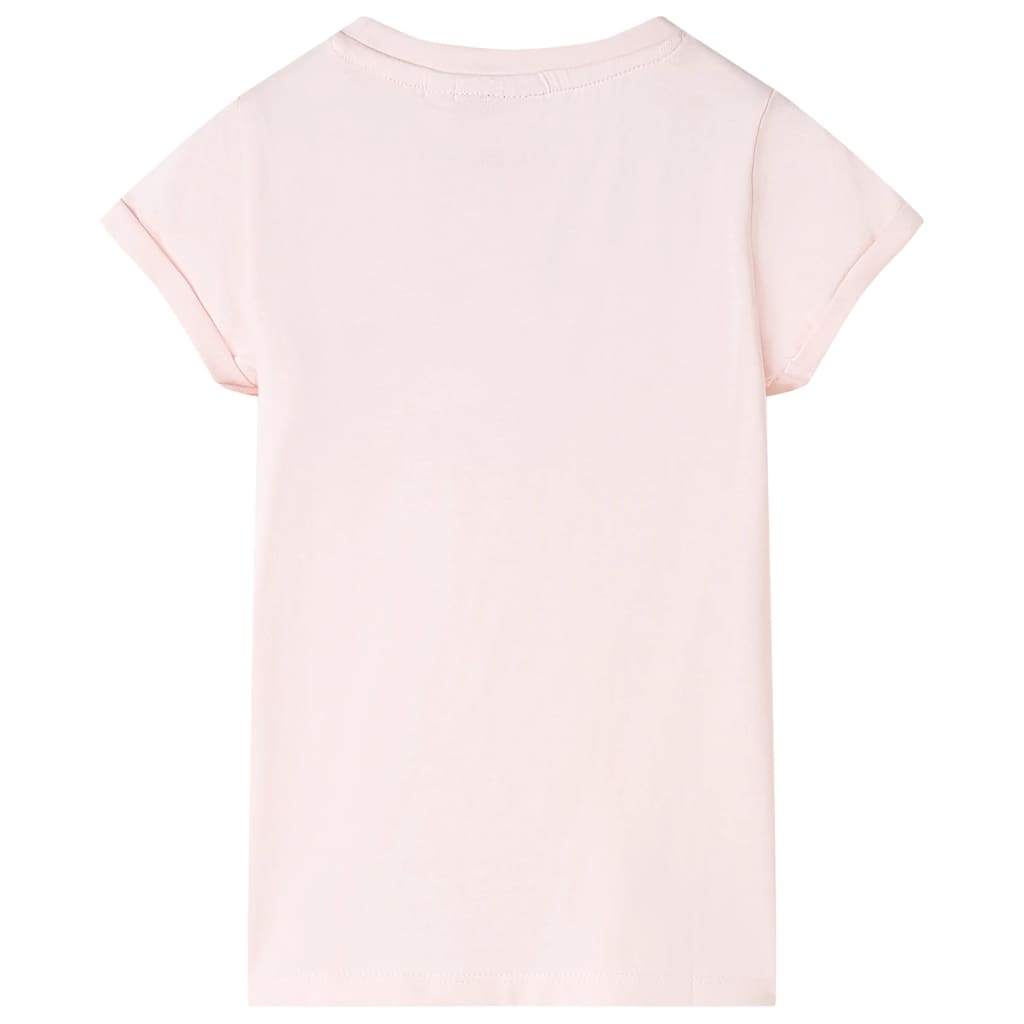 T-shirt för barn mjuk rosa 92