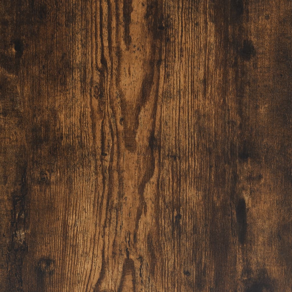 vidaXL Skoställ rökfärgad ek 100,5x28x100 cm konstruerat trä