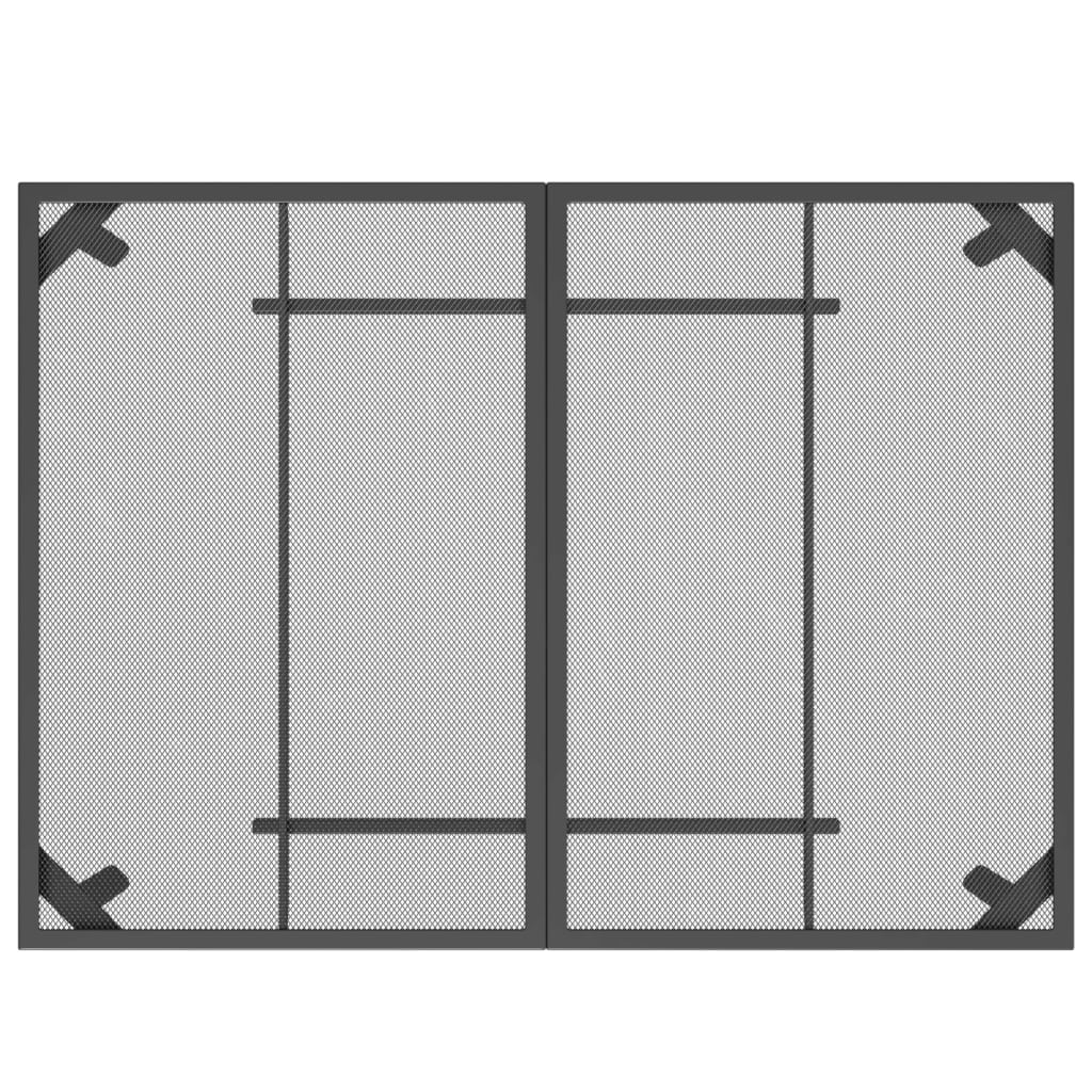 vidaXL Trädgårdsbord antracit 110x80x72 cm stålnät