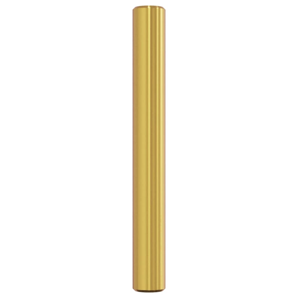 vidaXL Skåphandtag 10 st guld 64 mm rostfritt stål