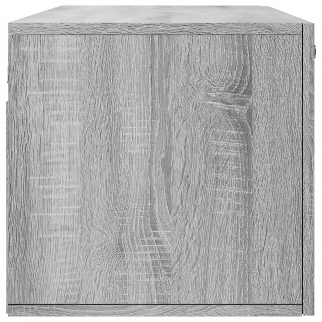 vidaXL Väggskåp grå sonoma 100x36,5x35 cm konstruerat trä