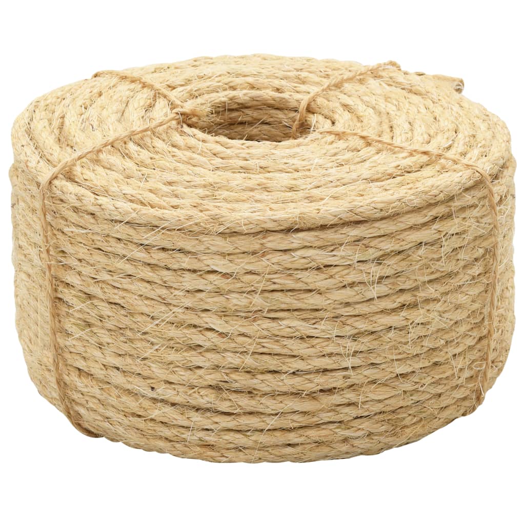 vidaXL Rep 100% sisal 6 mm 100 m