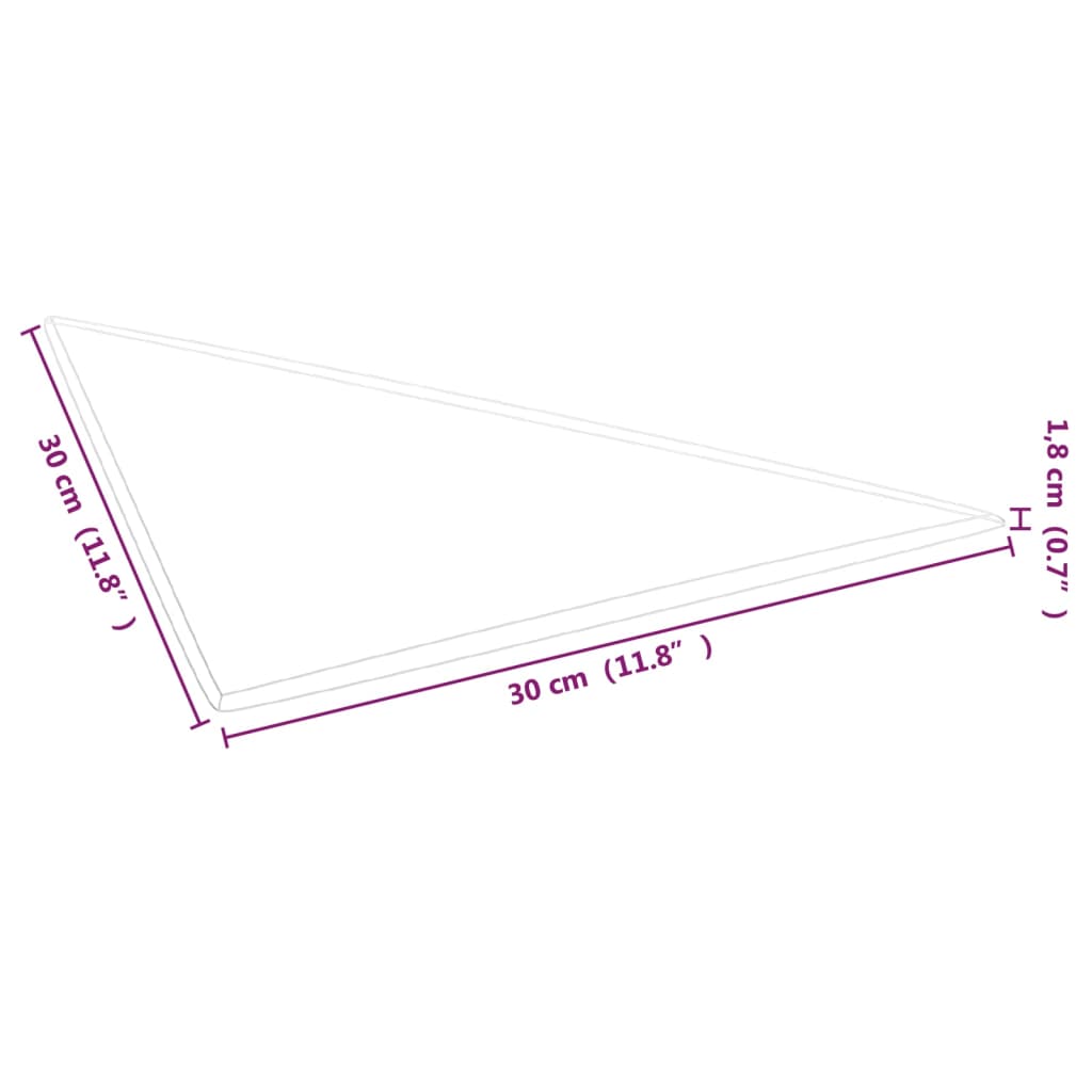 vidaXL Väggpaneler 12 st ljusgrå 30x30 cm sammet 0,54 m²