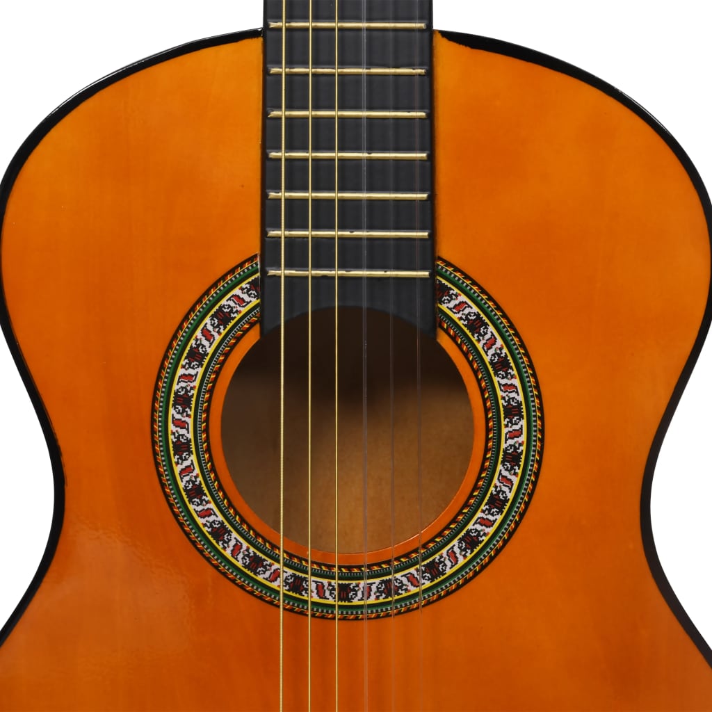vidaXL Klassisk gitarr för nybörjare 8 delar 1/2 34"