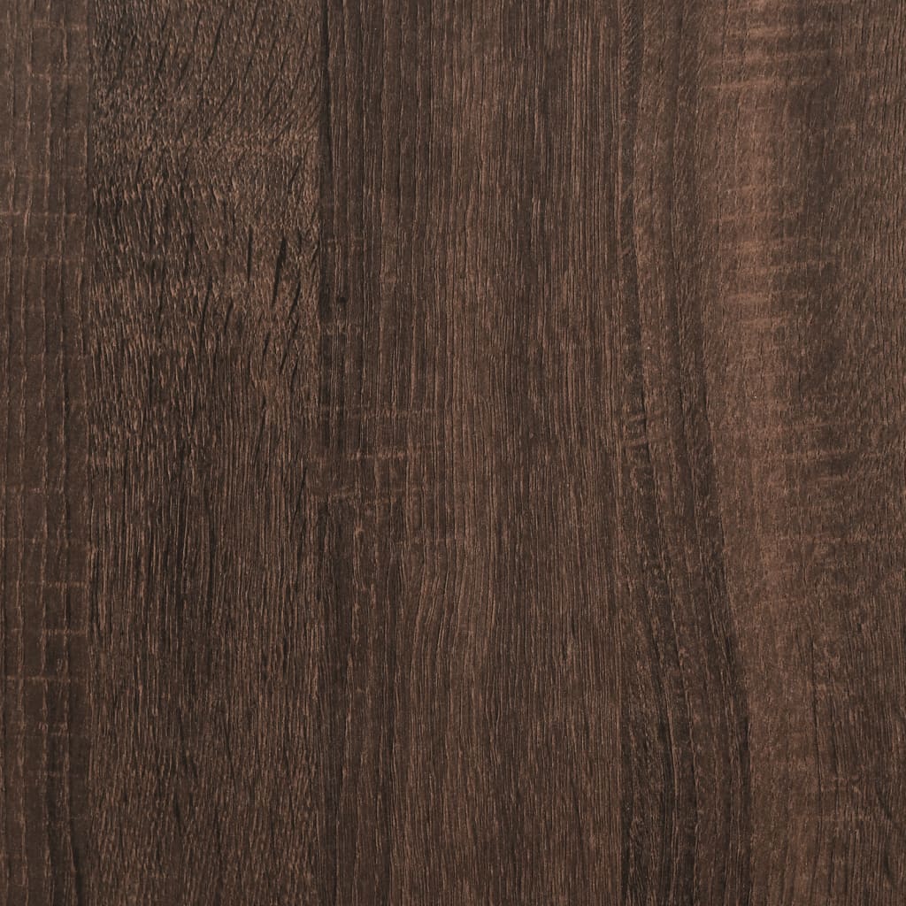 vidaXL Skänk brun ek 60x39x80 cm konstruerat trä