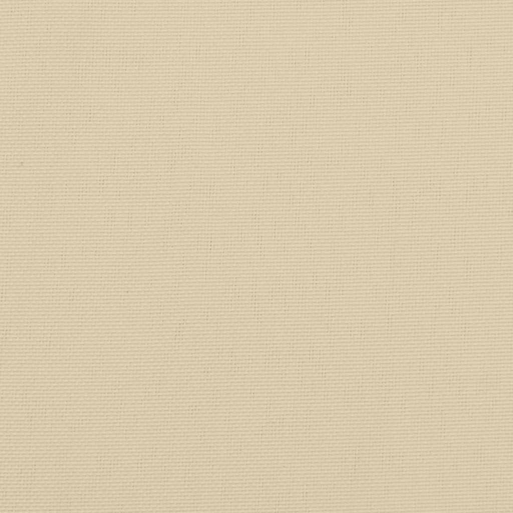 vidaXL Solsängsdyna beige (75+105)x50x4 cm