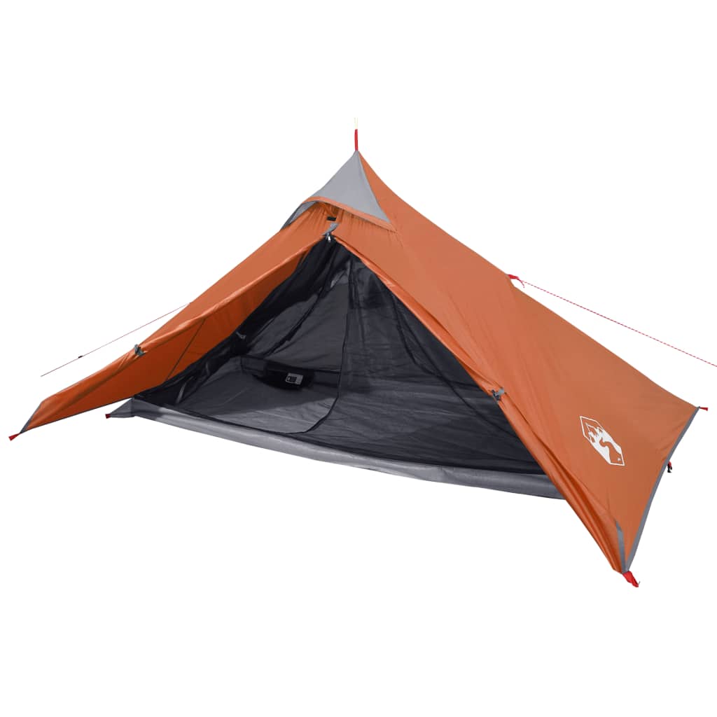 vidaXL Tipi-tält 1 person orange vattentätt