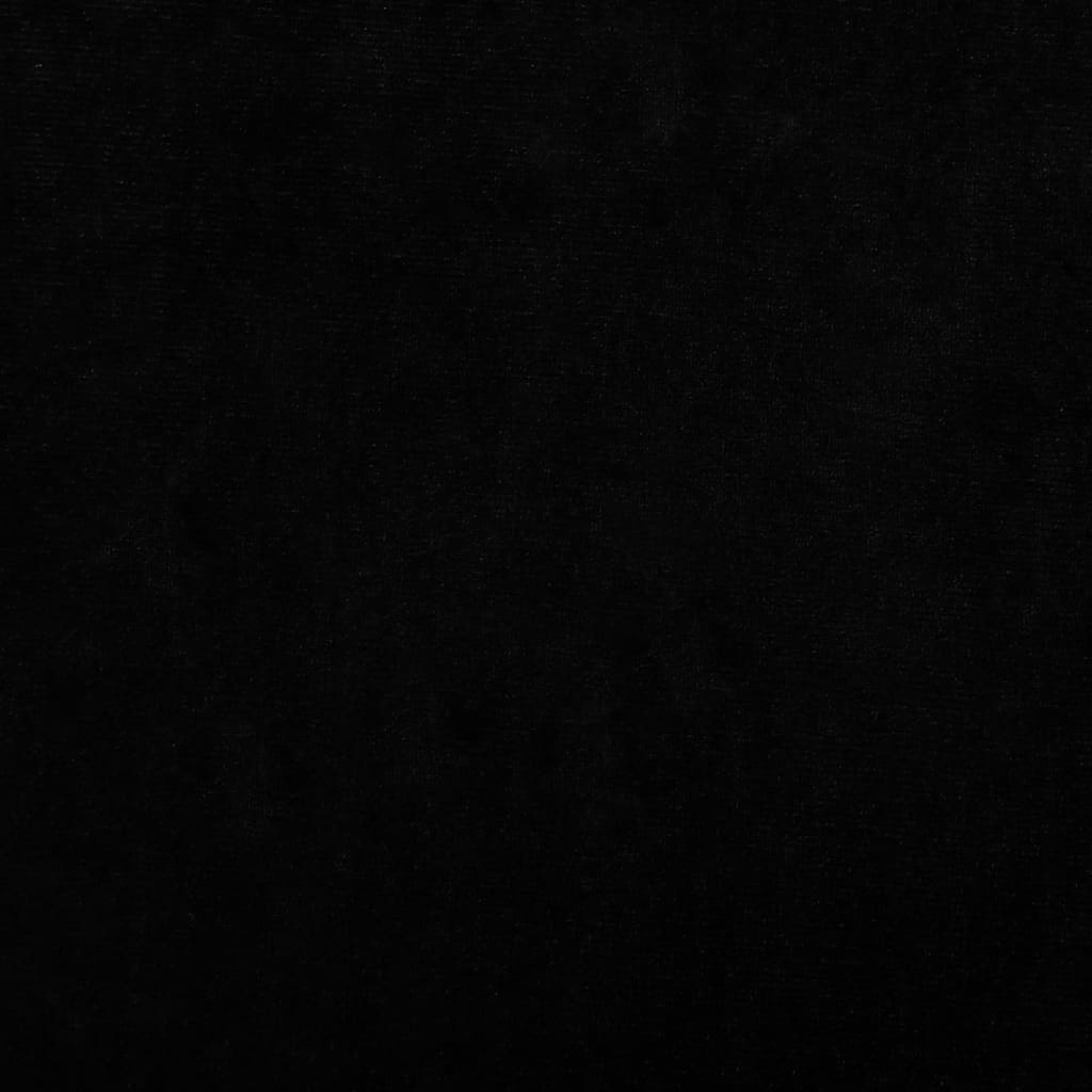 vidaXL Hundbädd svart 70x45x33 cm sammet