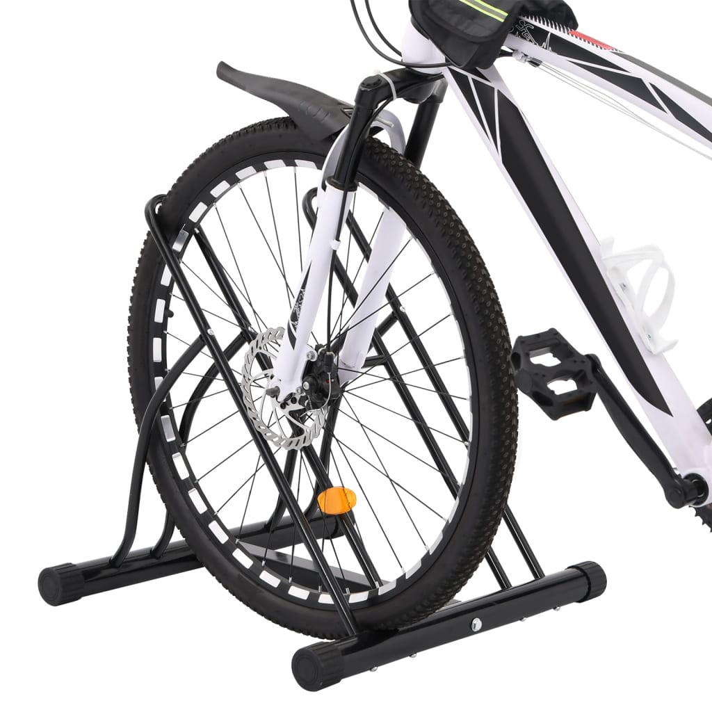 vidaXL Cykelställ för 2 cyklar fristående stål