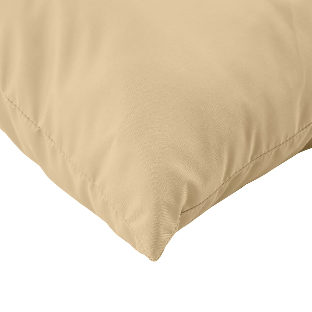 vidaXL Palldynor 2 st melerad beige tyg