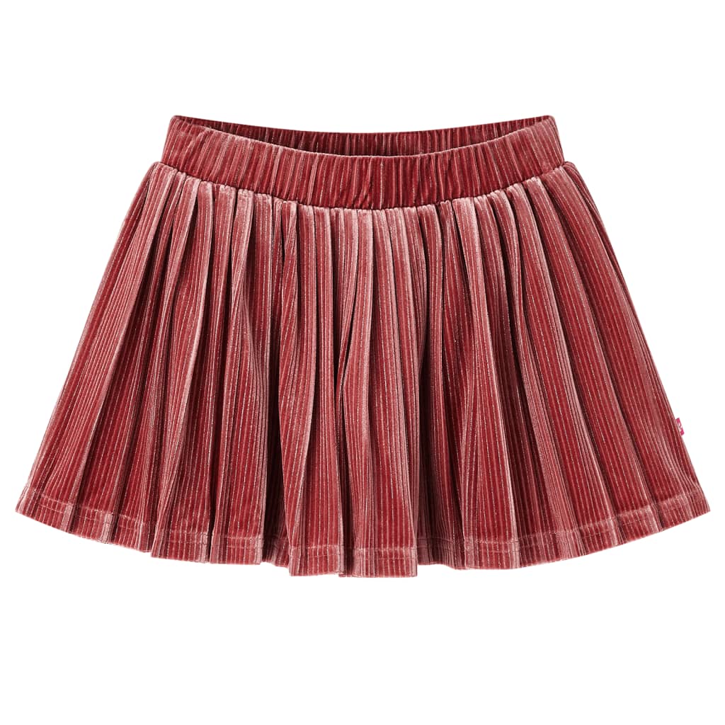Plisserad kjol för barn medium rosa 92