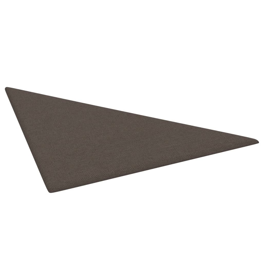 vidaXL Väggpaneler 12 st taupe 30x30 cm tyg 0,54 m²