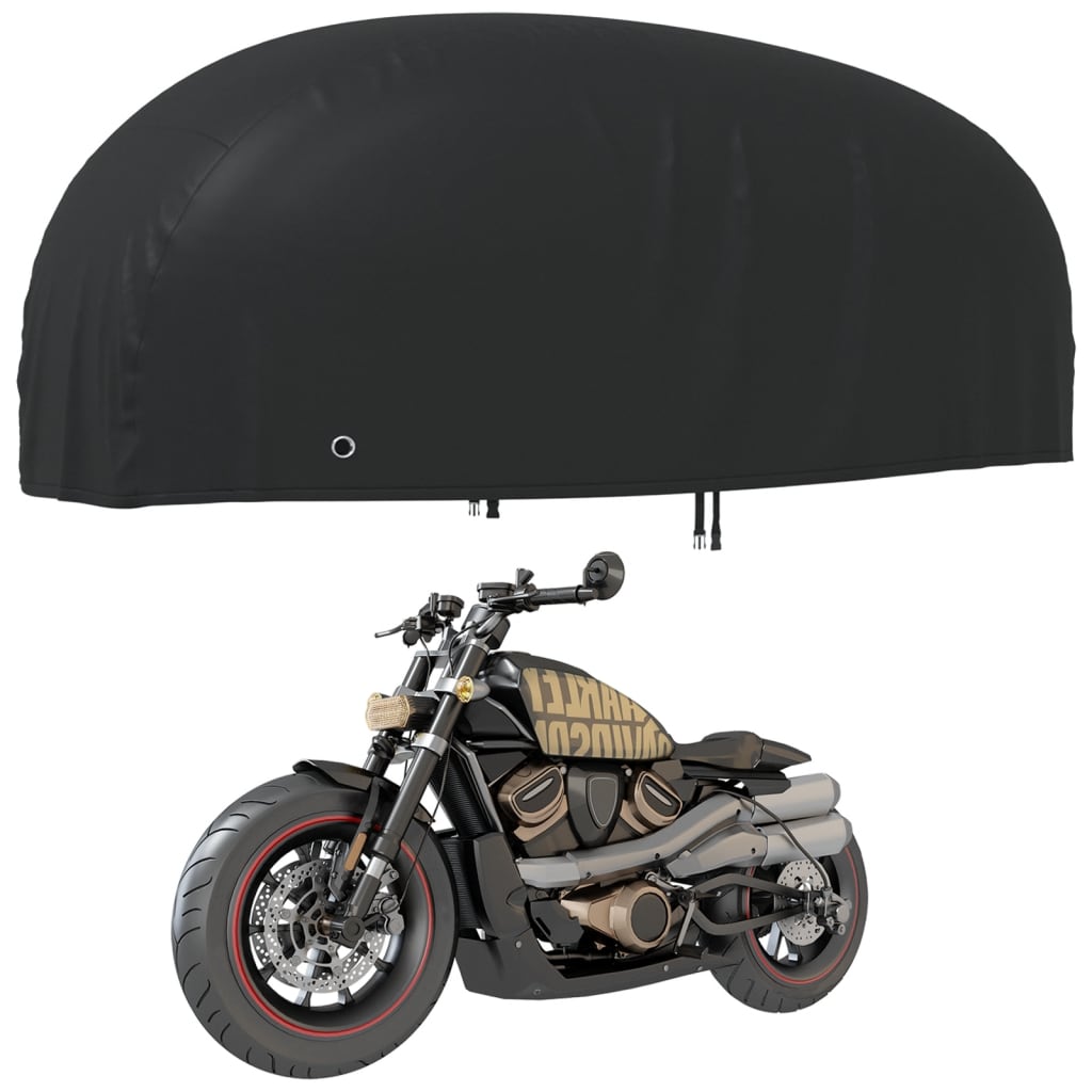 vidaXL Motorcykelskydd 2 st 295x110x140 cm 210D oxford