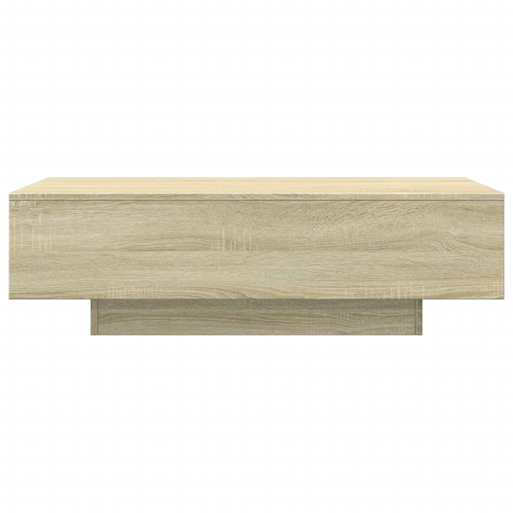 vidaXL Soffbord sonoma ek 100x49,5x31 cm konstruerat trä