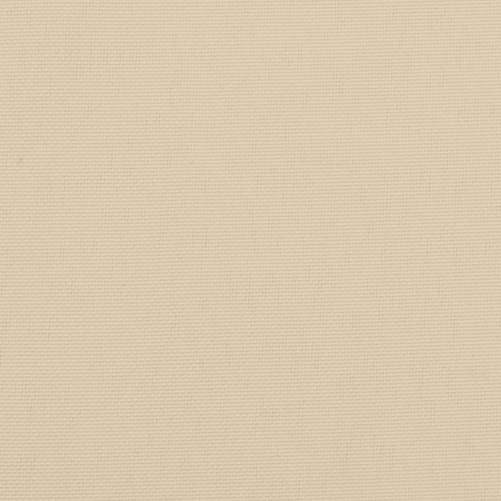 vidaXL Bänkdyna för trädgården beige 180x(50+50)x7 cm oxfordtyg