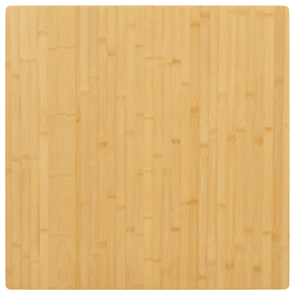 vidaXL Bordsskiva 90x90x2,5 cm bambu