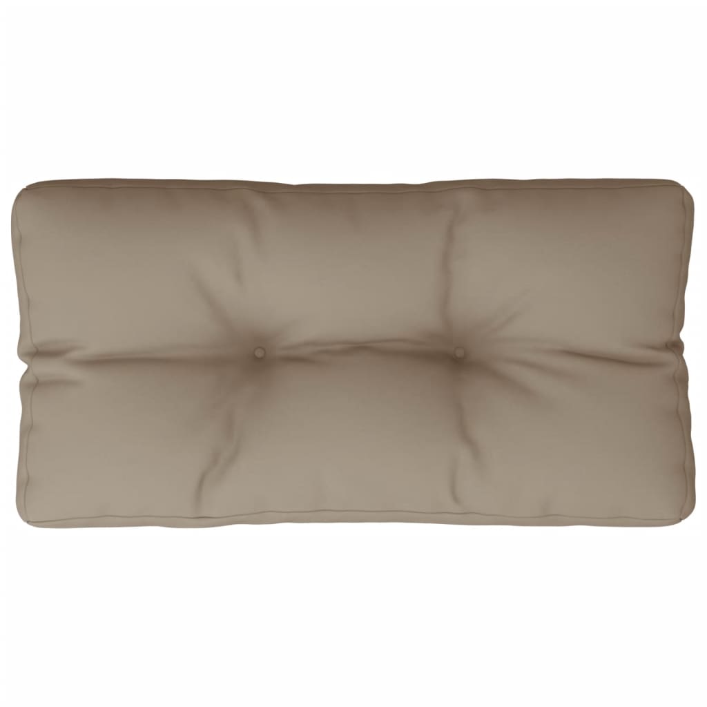 vidaXL Palldyna taupe 70x40x12 cm tyg