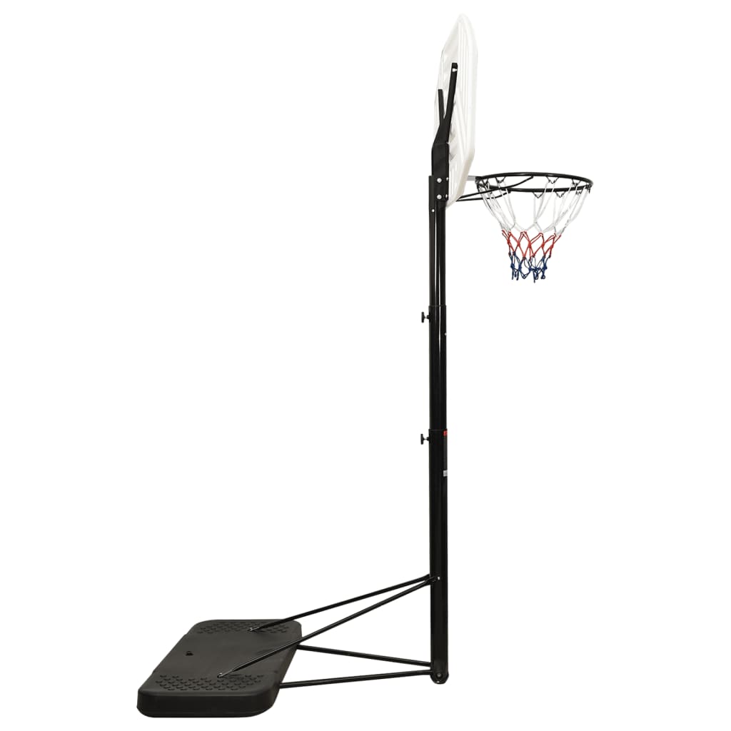 vidaXL Basketkorg med stativ vit 258-363 cm polyeten