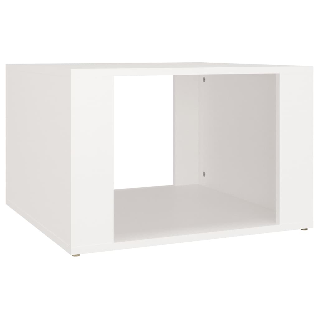 vidaXL Sängbord vit 57x55x36 cm konstruerat trä