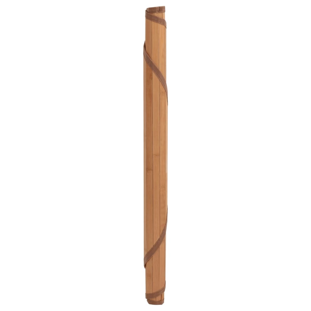 vidaXL Matta rund natur 80 cm bambu