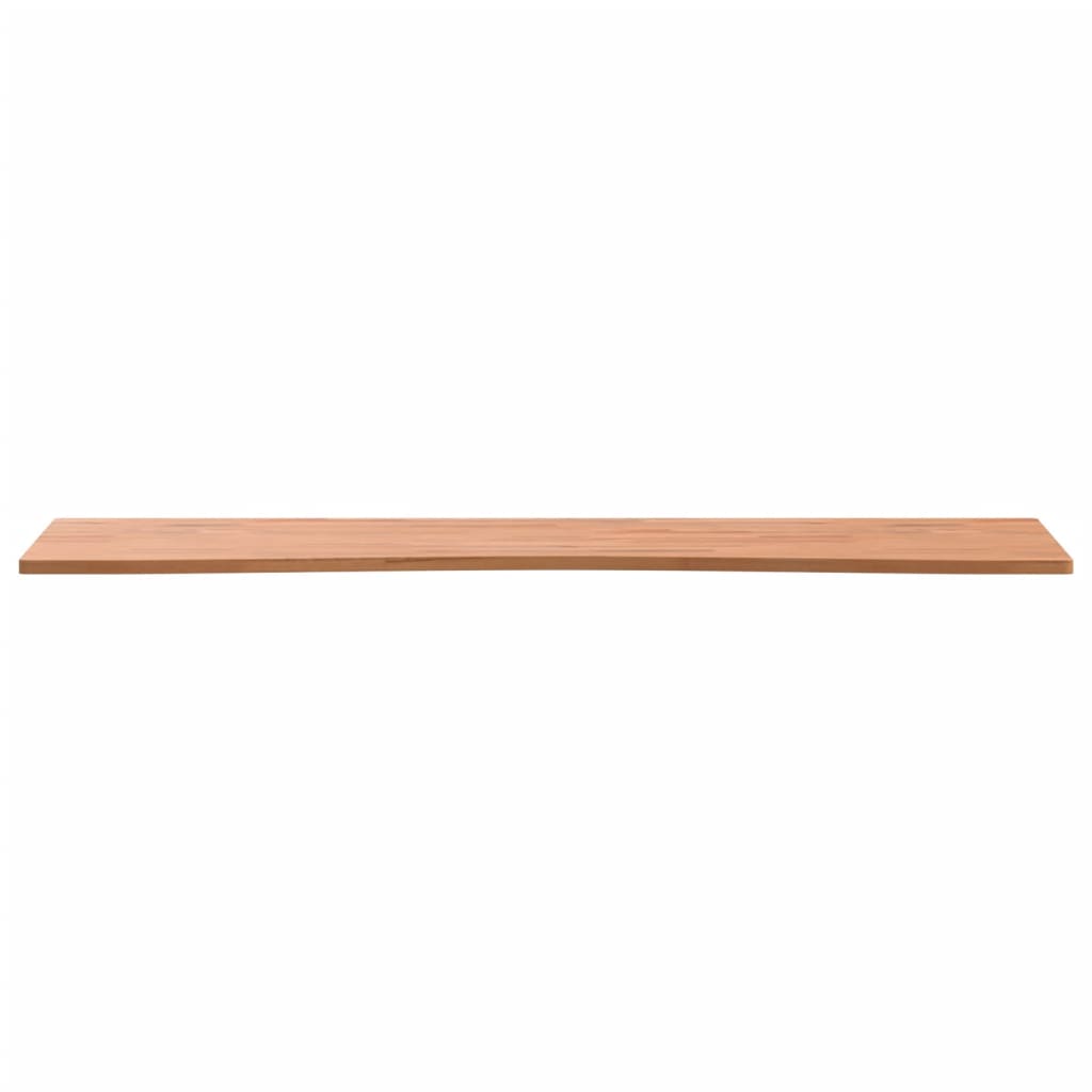 vidaXL Bordsskiva 110x(55-60)x1,5 cm massivt bokträ