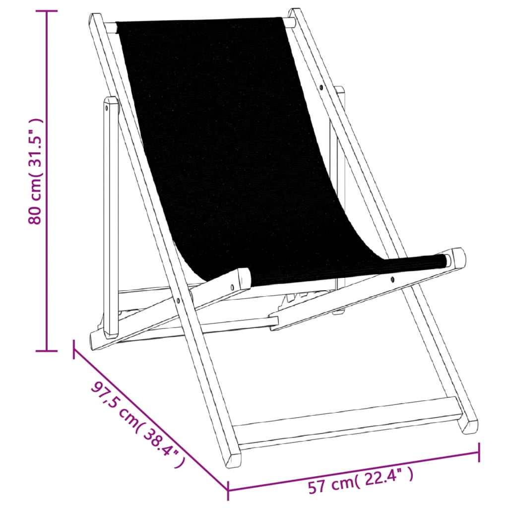 vidaXL Strandstolar hopfällbara 2 st gräddvit aluminium och textilen