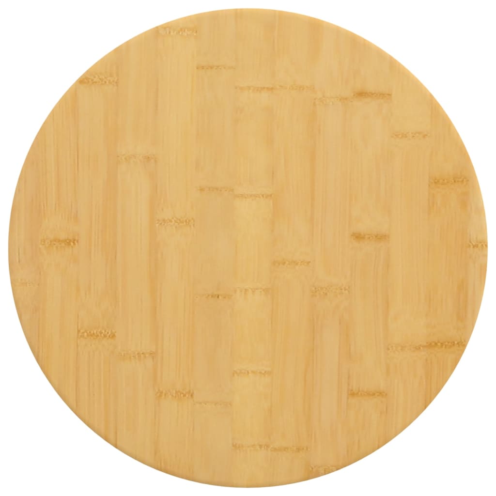 vidaXL Bordsskiva Ø40x4 cm bambu