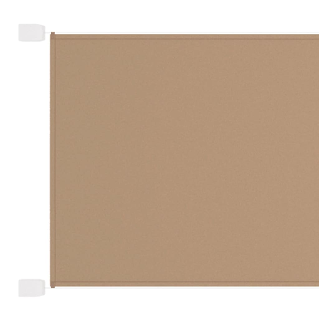 vidaXL Markis vertikal taupe 250x360 cm oxfordtyg