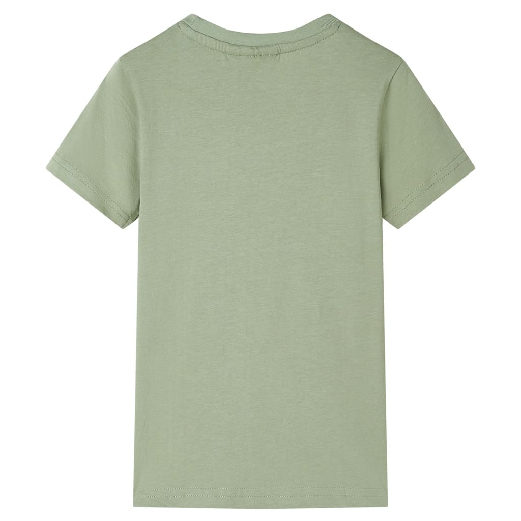 T-shirt för barn ljus khaki 92