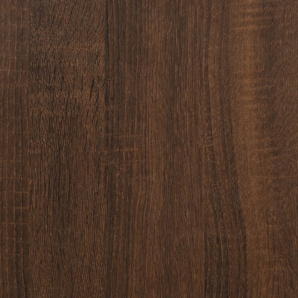 vidaXL Soffbord brun ek 55x38x45 cm konstruerat trä