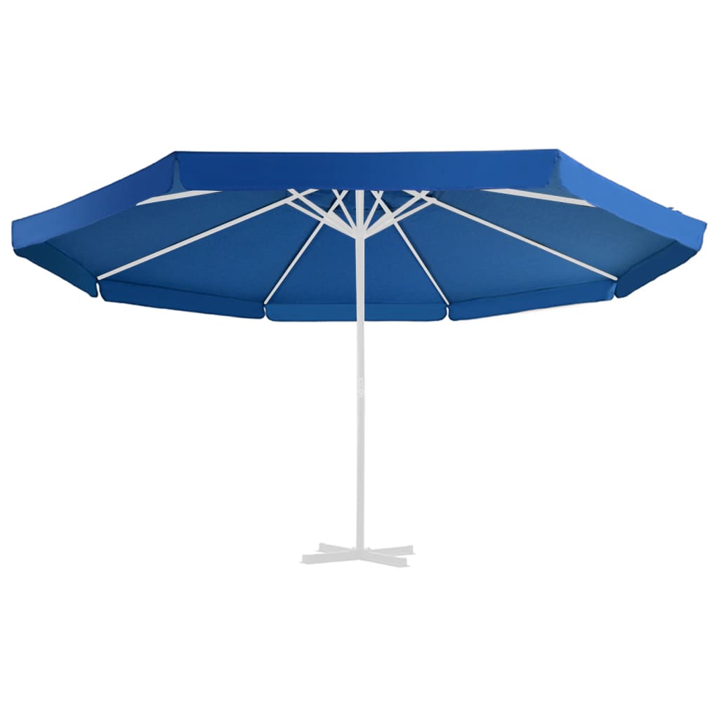 vidaXL Reservtyg för parasoll azurblå 500 cm