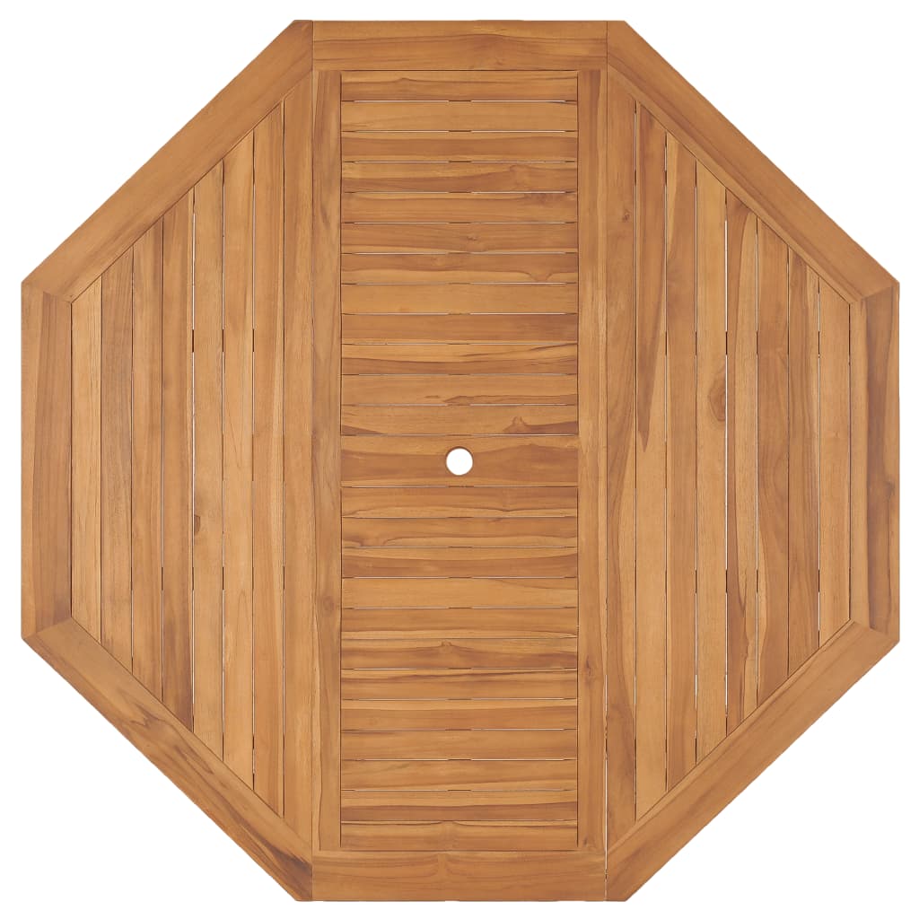 vidaXL Trädgårdsbord 150x150x75 cm massiv teak