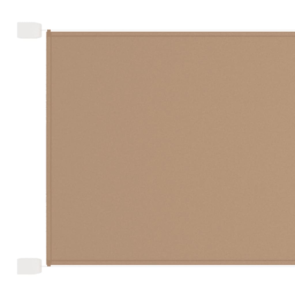 vidaXL Markis vertikal taupe 100x270 cm oxfordtyg